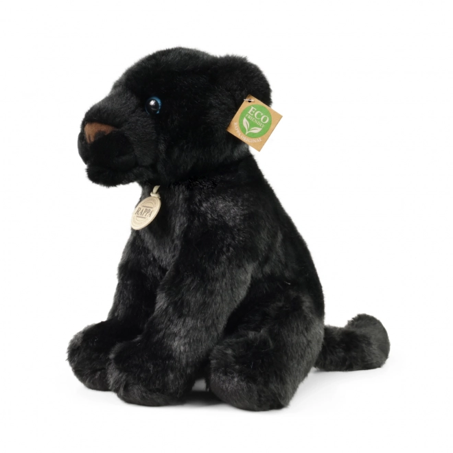Pluchen panter zittend 30 cm ECO-VRIENDELIJK