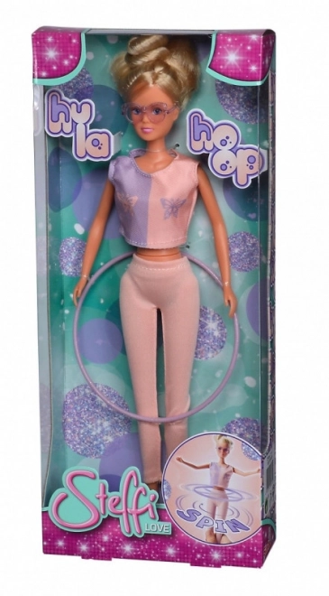 Steffi pop met hoepel Hula Hoop