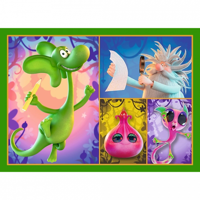 Puzzel 4in1 Wereld van Draka Diplodoka