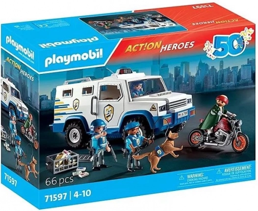 Playmobil Action Heroes geldtransport – jubileumeditie