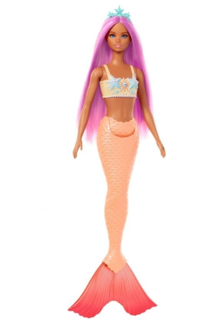 Barbie Zeemeerminpop met Oranje Staart