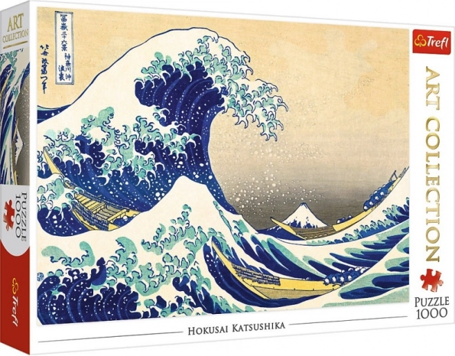 Puzzel 1000 stukjes Art Collection De Grote Golf bij Kanagawa
