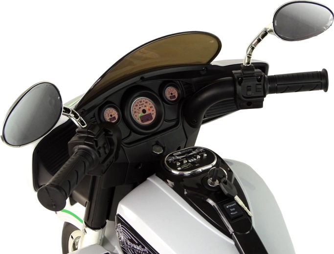 Realistische look van een touringmotor