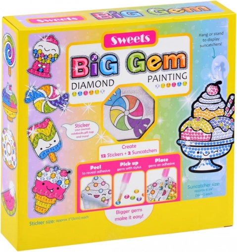 Stickers en hangdecoraties met een zoet thema
