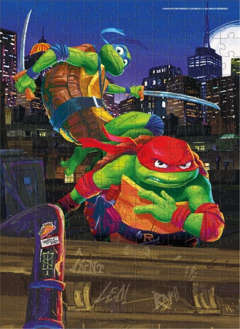 DODO Puzzel Ninja Schildpadden: Leonardo en Rafaelo 250 stukken