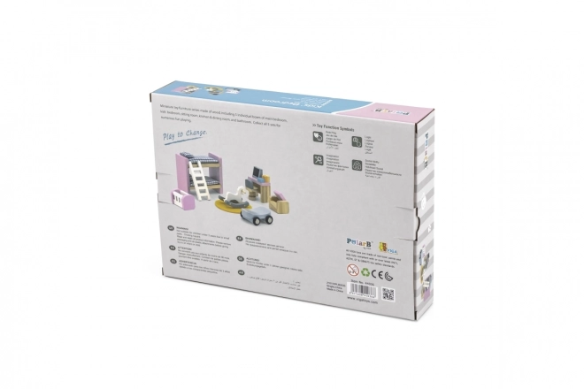 Houten kinderkamer