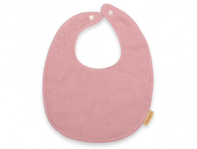 Mousseline slabbetje New Baby roze