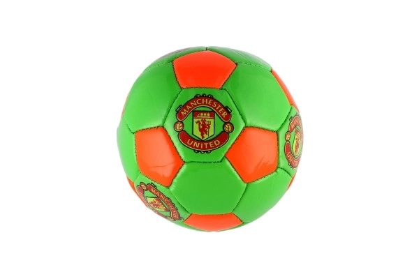 Kleine junior voetbalbal opgeblazen gestikt 15cm leer in netzak