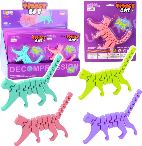 Puzzel Kat Fidget 3D Bouwset