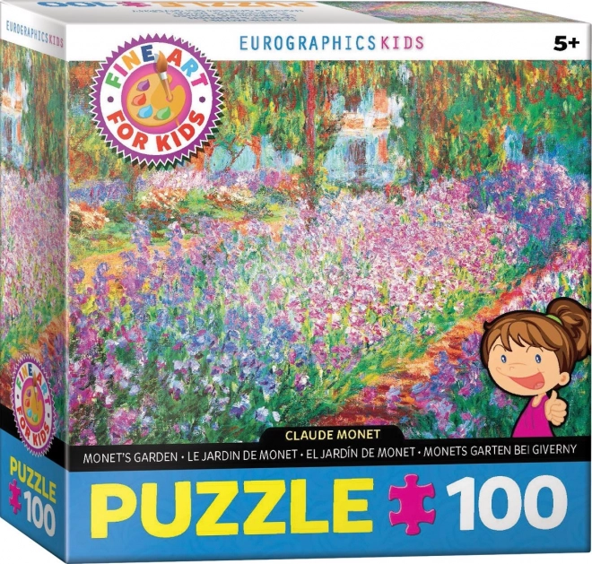 Puzzel Monet tuin 100 stukjes
