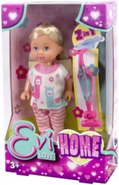 Panenka Evi Love met 2-in-1 stofzuiger voor in huis 12 cm
