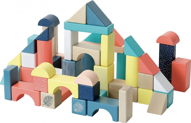 Houten bouwblokken Canopée 54 st.