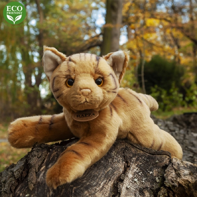 Pluche kat liggend 30 cm ECO-FRIENDLY