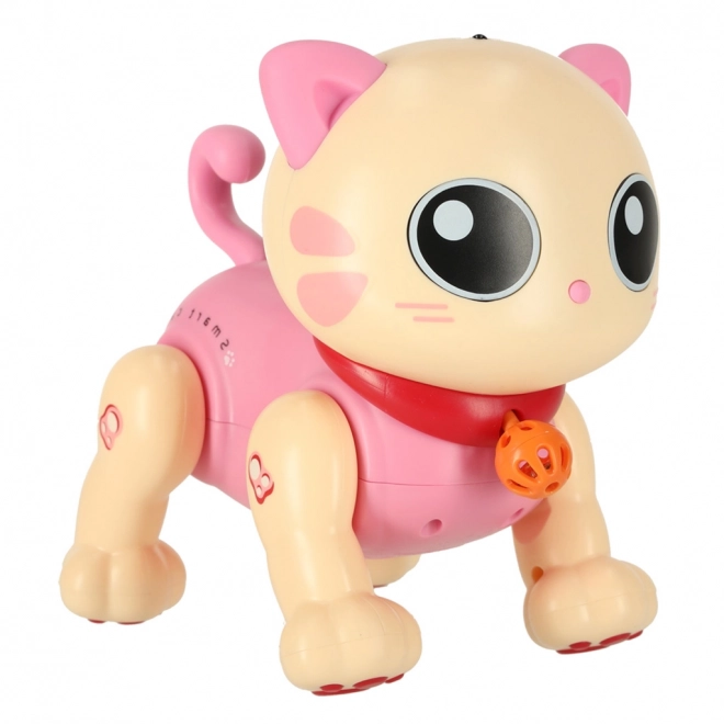 Roze interactieve kitten op afstandsbediening