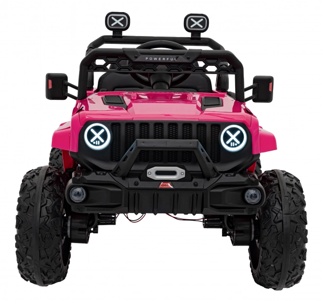 Off Road roze elektrische kinderauto