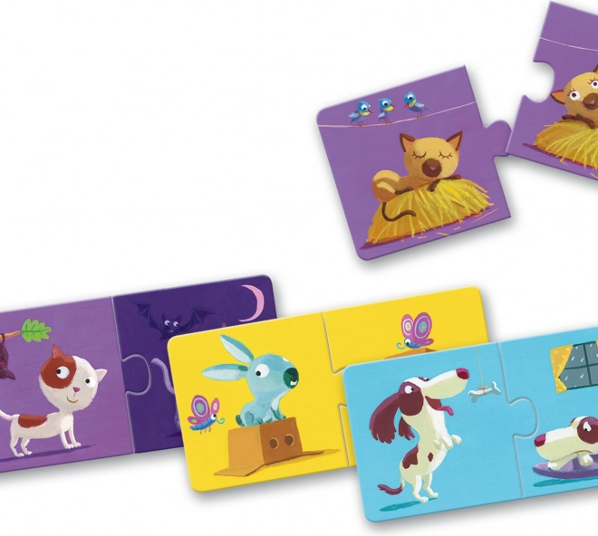 DJECO Duo puzzel Tegenstellingen