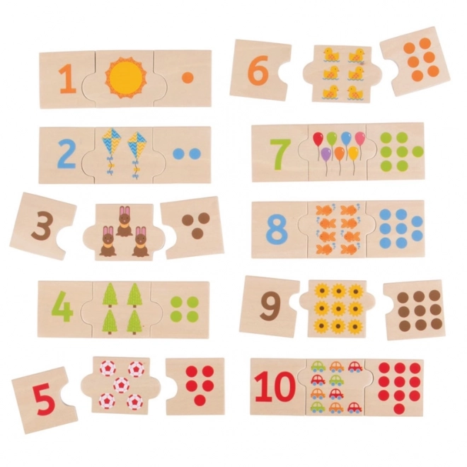 Bigjigs Toys Educatieve puzzel tellen