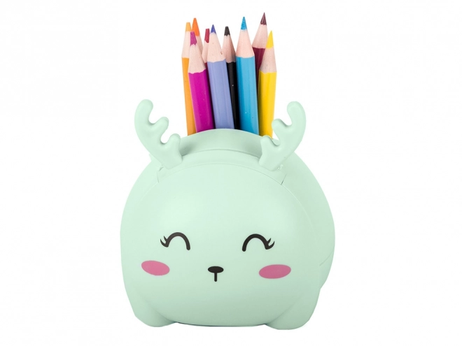 Kinder nachtlampje usb organizer telefoonstandaard voor lezen wetenschap – Groen