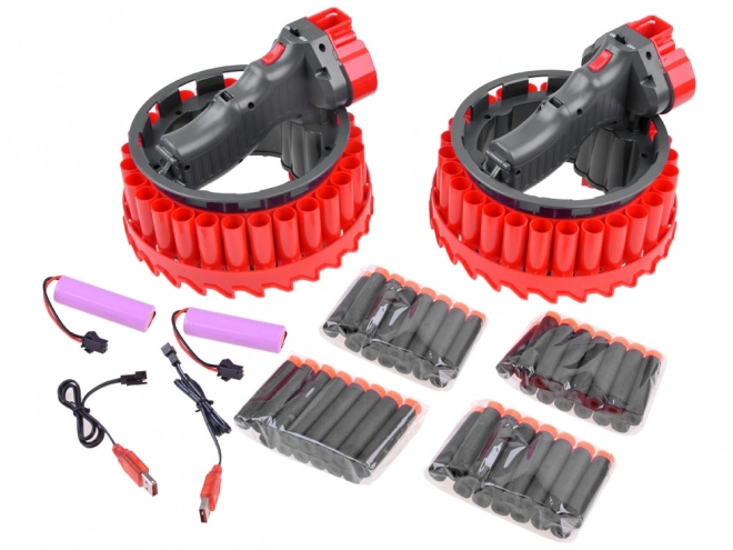 Set van schuimpistolen Growler