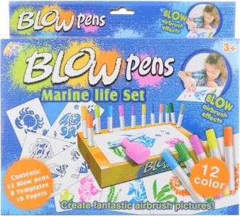 Blaasstiften Zee – grote creatieve set voor kinderen