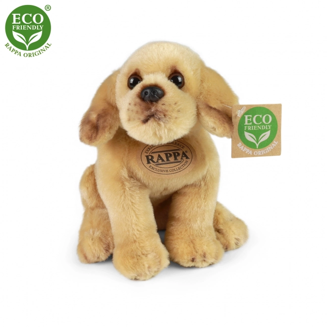 Pluchen labrador hond zittend 20 cm MILIEUVRIENDELIJK