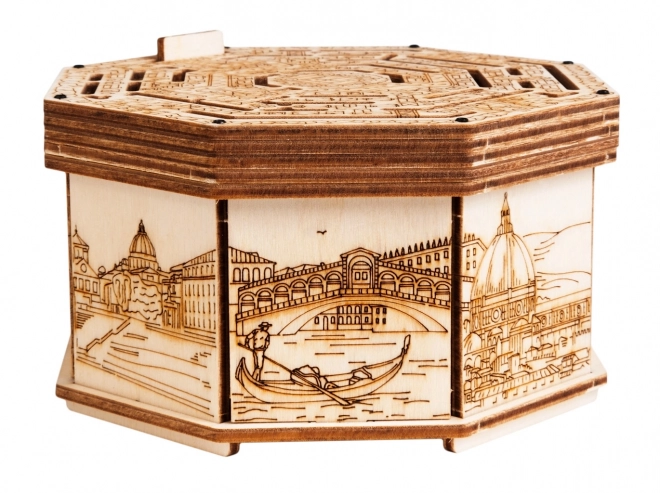 EscapeWelt 3D Houten Puzzel Secret Maze Box samengesteld