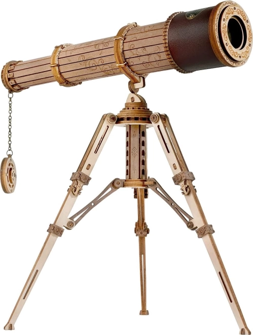 ROBOTIME Rokr Houten Model van een Monoculaire Telescoop