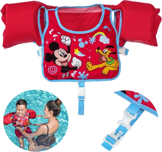 Kinderzwemvest met mouwtjes Bestway Mickey Mouse en Pluto 3–6 jaar
