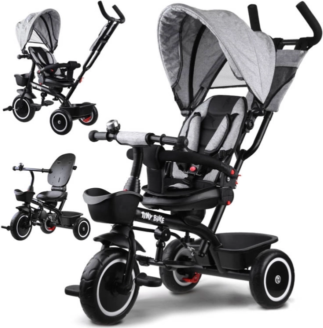 Kinderdriewieler 3-in-1 met draaibare zitting en kap TINY BIKE – Draaibaar
