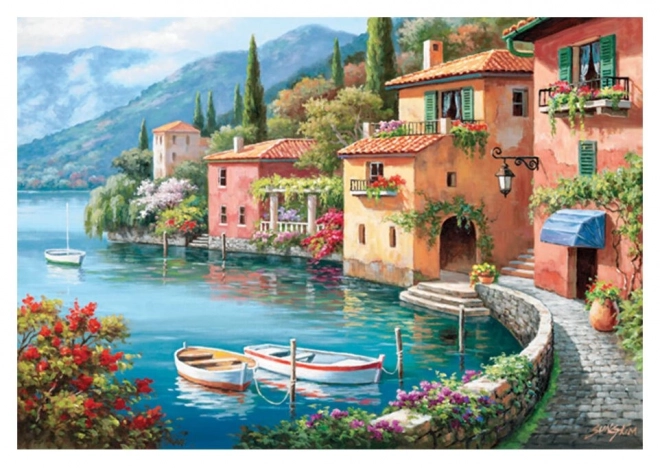 Puzzel Vesnička u Jezera 2000 stukjes