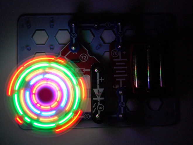 Educatieve lichtgevende set voor jonge elektronica