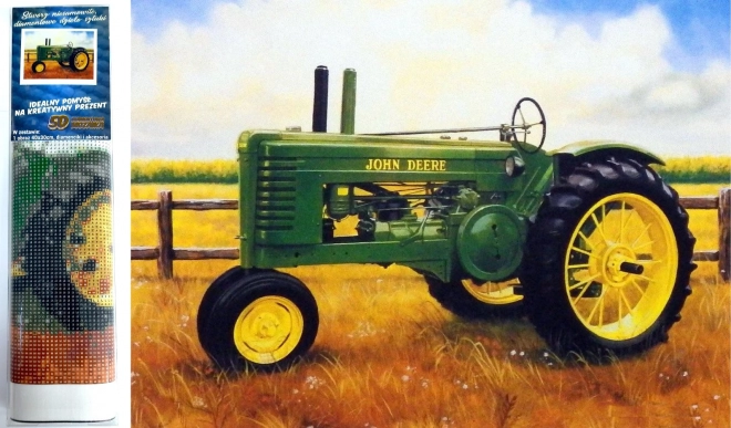 Norimpex diamant schilderen Traktor John Deere 30x40 cm