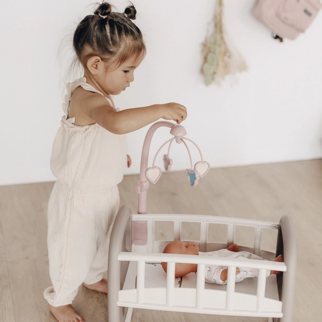 Smoby Baby Nurse wieg met mobiel voor poppen