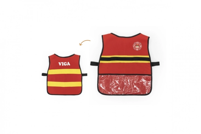 Houten brandweer set