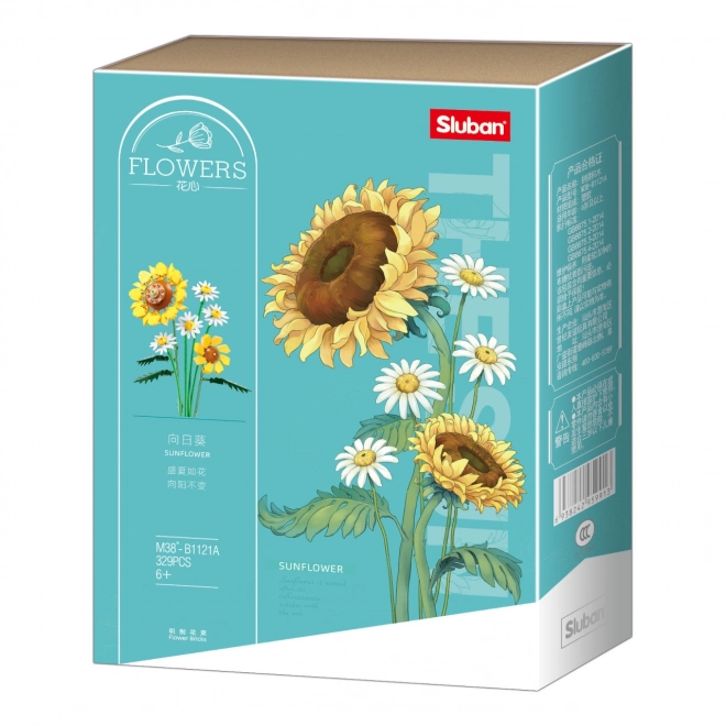 Sluban Bloemen M38-B1121A Zonnebloemen met margrieten