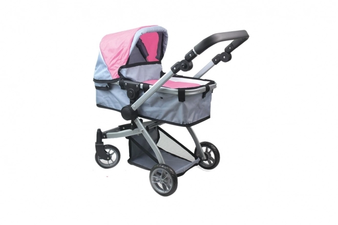Metalen poppenwagen 2-in-1
