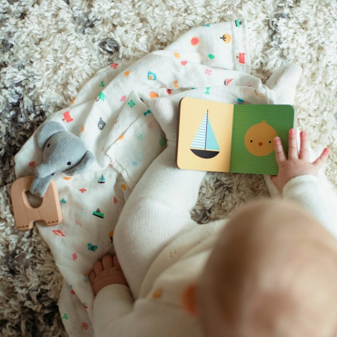 Petit Collage Cadeauset voor baby olifant