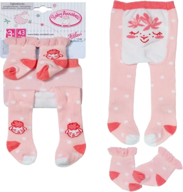 Panty en sokken Baby Annabell 43 cm, 2 varianten
