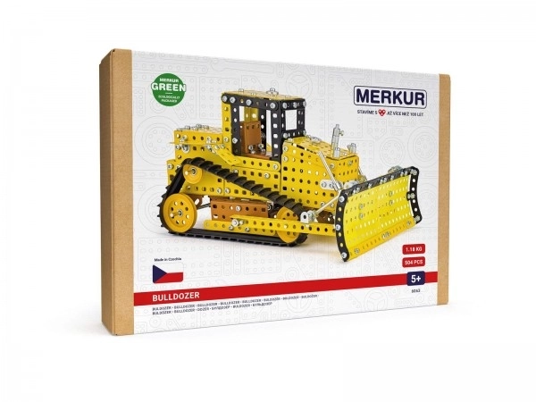 Bouwpakket MERKUR Bulldozer 535st in doos 33x23x5,5cm