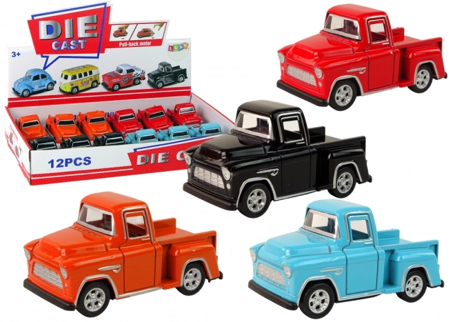 Frictie speeltje pick-up 4 kleuren
