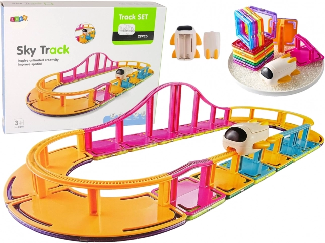 Magnetische constructieblokken Onderwaterbaan set 29 stuks