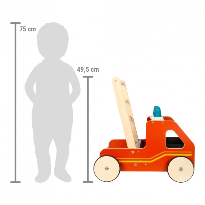 Small foot Kinderloopwagen Brandweer
