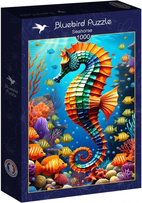 Puzzel Blauwe Vogel Zeepaard 1000 stukken