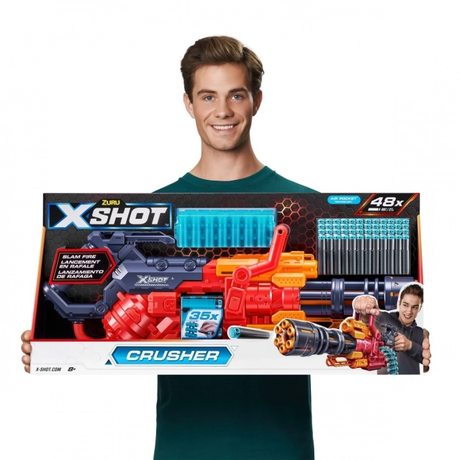 Wyrzutnia X-Shot Crusher met 48 schuimpijlen
