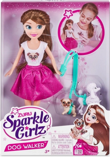 Zuru Sparkle Girlz Dog Walker Pop