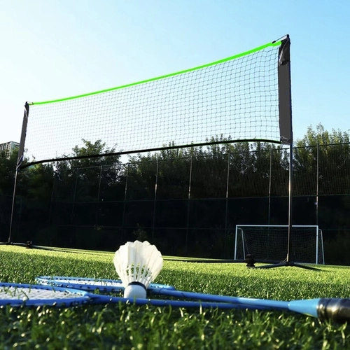 Draagbaar sportnet voor volleybal, badminton en tennis