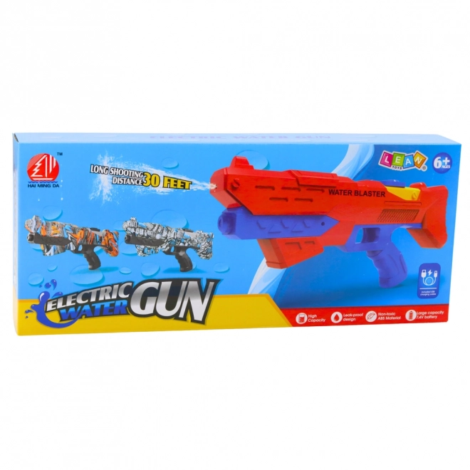 Elektrische waterpistool blauw met bereik van 10 meter