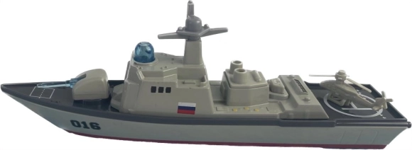 Slagkruiser met licht- en geluidseffecten – metalen scheepsmodel