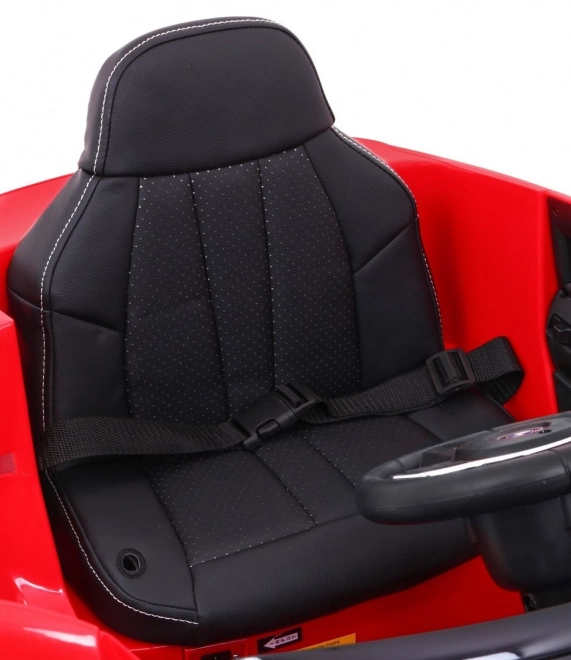 BMW 6 GT Accu Auto rood + afstandsbediening + langzame start + EVA + gordels + LED MP3