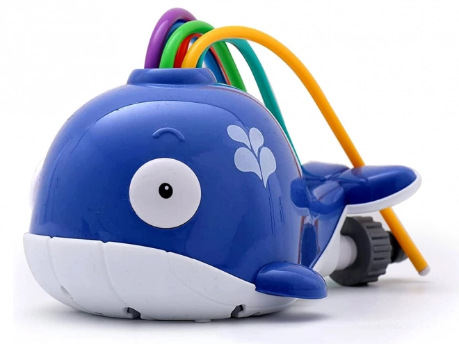 Vrolijke walvis water sproeier
